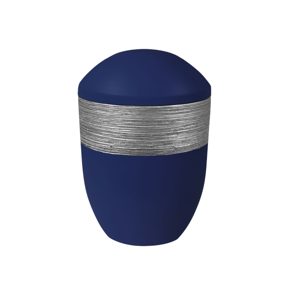 AQUA LUXOR SEMI BIO-LEHM Urne saphir silber