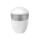 AQUA LUXOR SEMI BIO-LEHM Urne wei&szlig; silber