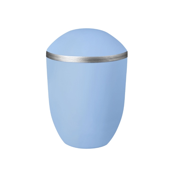 AQUA PURE BIO-LEHM Urne atlantikblau silber