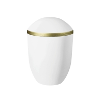 AQUA PURE BIO-LEHM Urne wei&szlig; gold