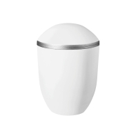 AQUA PURE BIO-LEHM Urne wei&szlig; silber