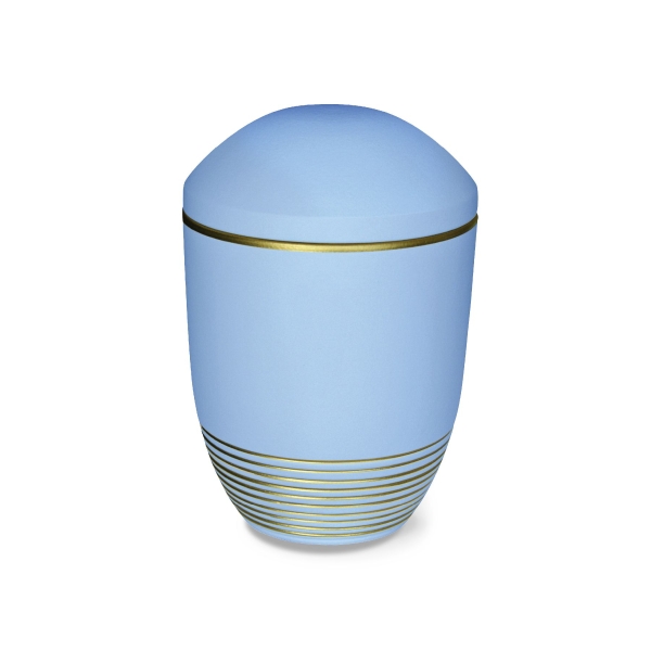 AQUA WAVE BIO-LEHM Urne atlantikblau gold