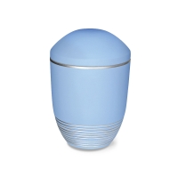 AQUA WAVE BIO-LEHM Urne atlantikblau silber