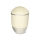 AQUA WAVE BIO-LEHM Urne sandbeige silber
