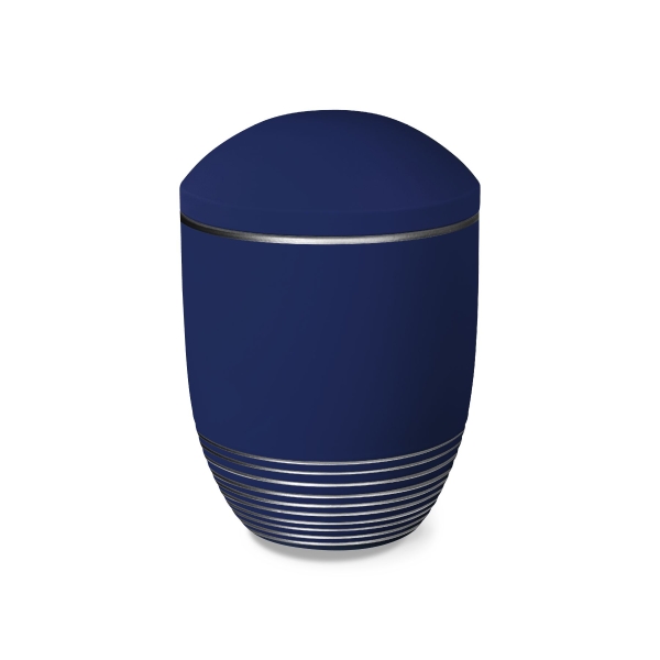 AQUA WAVE BIO-LEHM Urne saphir silber