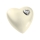 AQUA HERZ BIO-LEHM Urne sandbeige silber