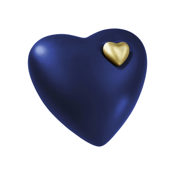 AQUA HERZ BIO-LEHM Urne saphir gold