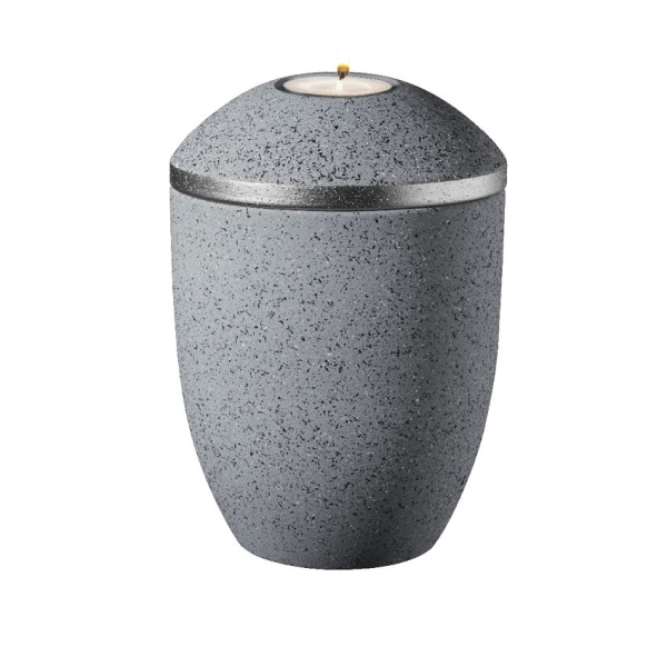 PURE BIO-LEHM Memory granit silber