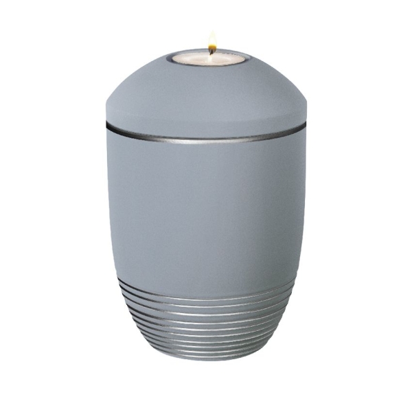 WAVE BIO-LEHM Memory taubenblau silber