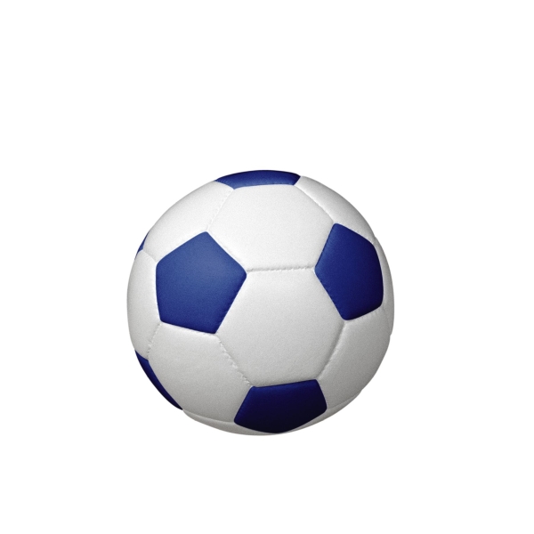 FUSSBALL BIO-LEHM Urne blau-wei&szlig;