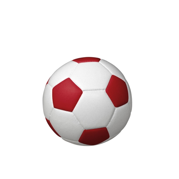 FUSSBALL BIO-LEHM Urne rot-wei&szlig;