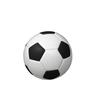FUSSBALL BIO-LEHM Urne schwarz-wei&szlig;