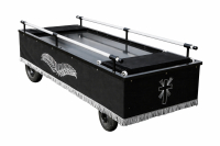 Friedhofswagen mit Griffstangen