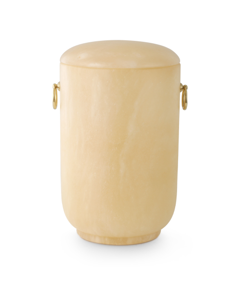Alabasterurne Alabaster, terrakotta Farbton