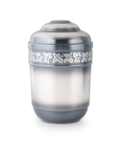 Kupferurne Silber-Auflage oder festoliert,