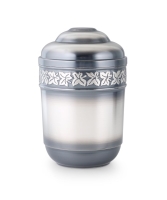 Kupferurne Silber-Auflage oder festoliert,