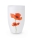Stahlurne Designerurne, Motiv Klatschmohn,