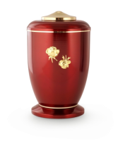 Cestal-Urne kardinalrot lasierend, Rosen MS