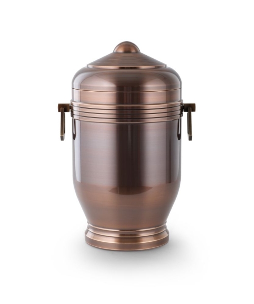 Bronzeurne galvanisch gef&auml;rbt