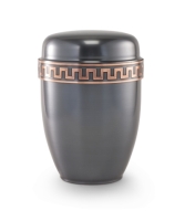 Kupferurne galvanisch gef&auml;rbt, Fries gepr&auml;gt