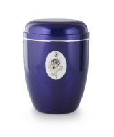 Cestal-Urne kobalt, Rosenmedallion,