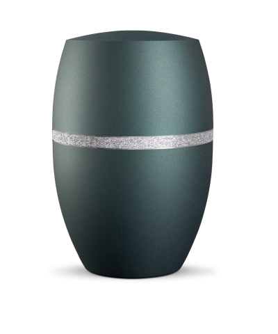 Naturstoffurne Infinity Glamour Silber,