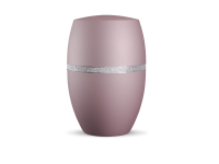 Naturstoffurne Infinity Glamour Silber,