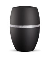 Naturstoffurne Infinity Glamour Silber,