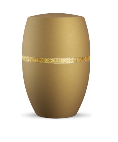 Naturstoffurne Infinity Glamour Gold,