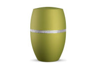 Naturstoffurne Infinity Glamour Silber,
