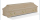 schlichte Kiefer-Ahorntruhe 240, natur
