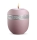 Porzellan-Gedenklicht Infinity Glamour Silber,