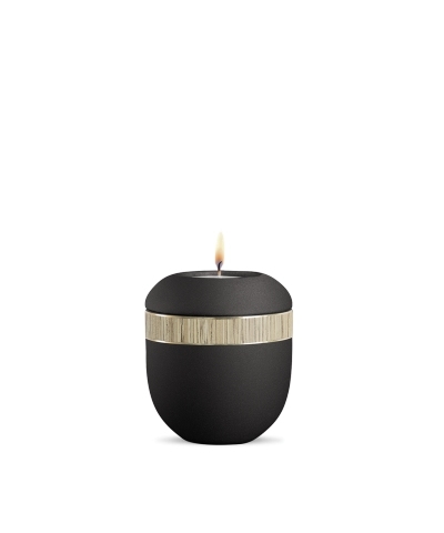 Porzellan-Gedenklicht Infinity Foresta,