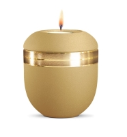 Porzellan-Gedenklicht Infinity Ouro,