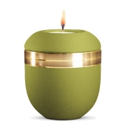 Porzellan-Gedenklicht Infinity Ouro,