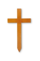 Eichengrabkreuz, abgerundete Kanten,  85x45x8 cm