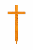 Eichengrabkreuz mit Hohlkehle,100x48x8 cm