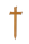 Eichengrabkreuz, abgerundete Kanten,120x48x9/11cm
