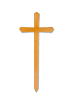 Eichengrabkreuz, abgerundete Kanten, 150x60x8/10cm