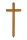 Eichengrabkreuz, abgerundete Kanten, 150x63x10 cm