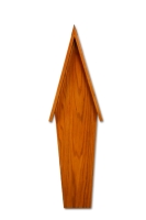 Eichengrabtafel, Pfeilform mit Dach, 110x55x20 cm