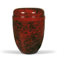 Stahlurne, Weinrot,
