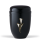 Stahlurne Schwarz, Dekor Calla