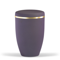 Stahlurne, Violett Velours,
