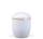 Mini-Kupferurne (0,25 l.), Wei&szlig;, Goldband