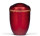 Stahlurne Weinrot, Eichenlaubdekor