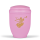 Kleinurne aus Stahl, Rosa, Engel Goldfarbig
