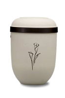 Naturstoffurne, Hell Beige Velours