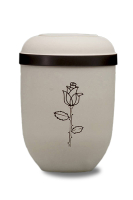 Naturstoffurne, Hell Beige Velours