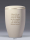 Stahlurne Beige Velour, Goldband,  Trauertext 7